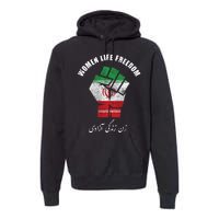 Rise With The Women Of Iran Women Life Freedom Mahsa Amini Premium Hoodie