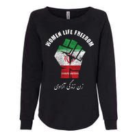 Rise With The Women Of Iran Women Life Freedom Mahsa Amini Womens California Wash Sweatshirt