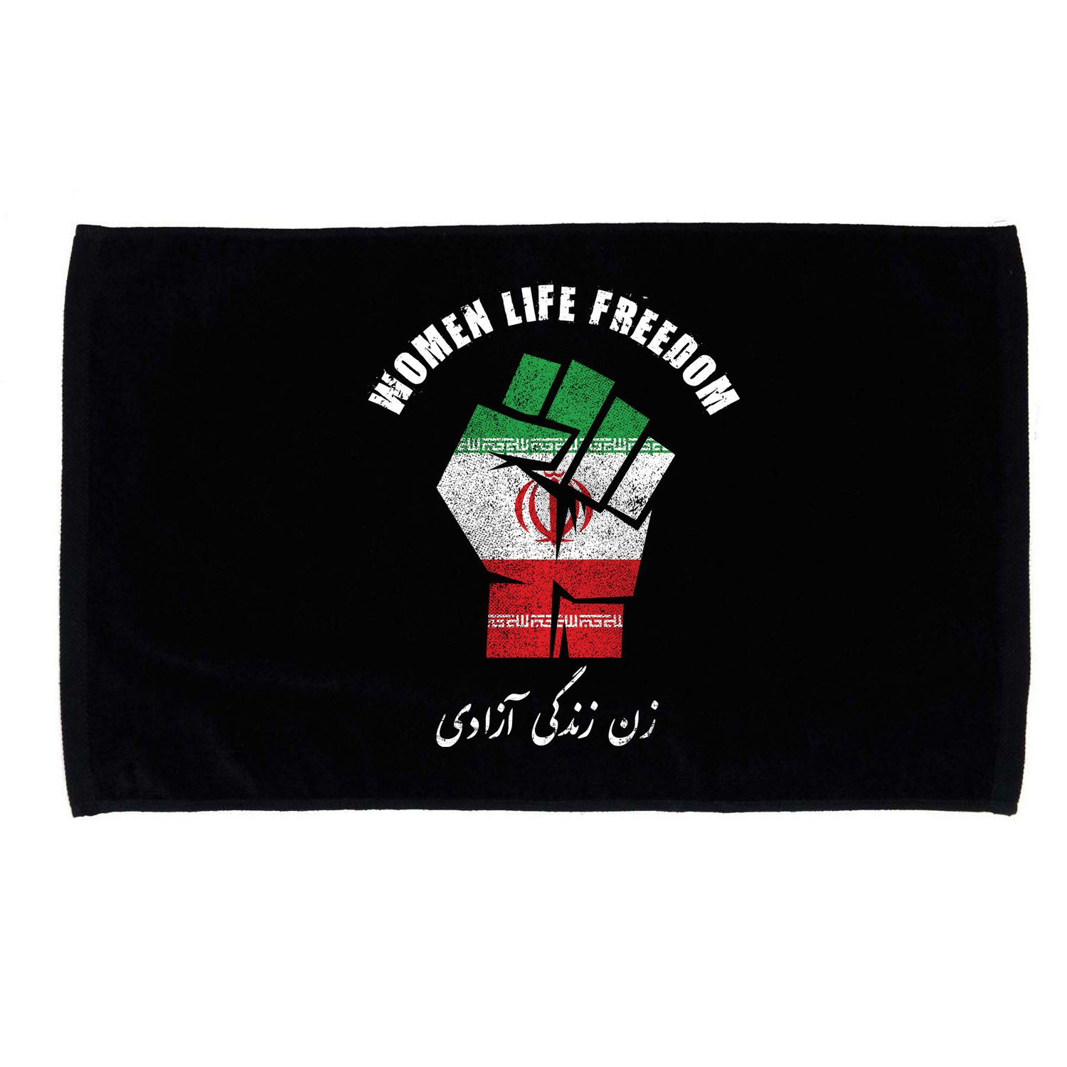 Rise With The Women Of Iran Women Life Freedom Mahsa Amini Microfiber Hand Towel