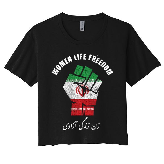 Rise With The Women Of Iran Women Life Freedom Mahsa Amini Crop Top