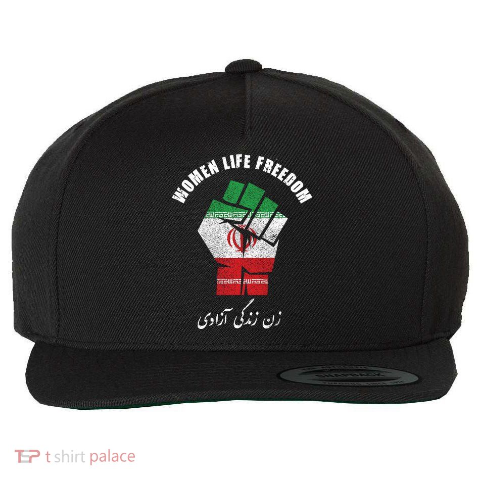 Rise With The Women Of Iran Women Life Freedom Mahsa Amini Wool Snapback Cap