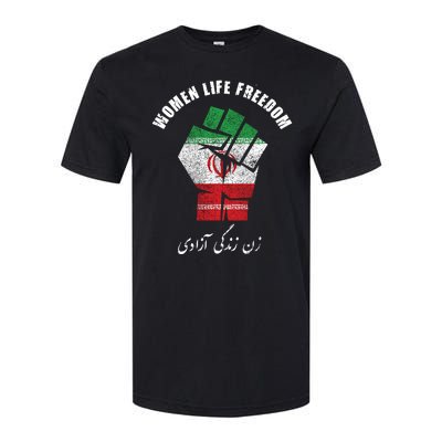 Rise With The Women Of Iran Women Life Freedom Mahsa Amini Softstyle CVC T-Shirt