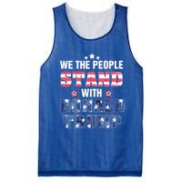 Rmmw We The People Stand With Donald Trump 4th Of July Gift Mesh Reversible Basketball Jersey Tank