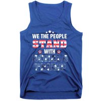 Rmmw We The People Stand With Donald Trump 4th Of July Gift Tank Top