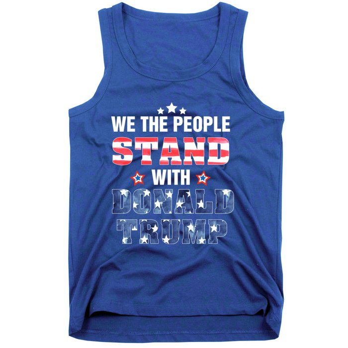 Rmmw We The People Stand With Donald Trump 4th Of July Gift Tank Top