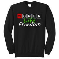 RISE WITH THE WOMEN OF IRAN Women Life Freedom Outfit Sweatshirt