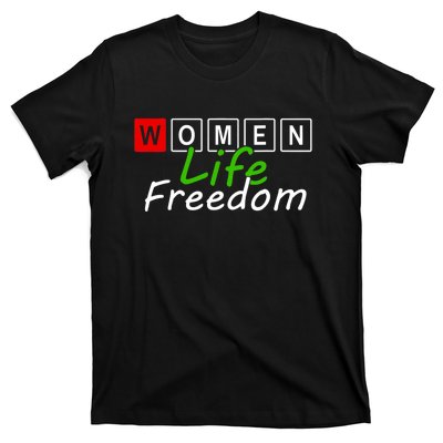 RISE WITH THE WOMEN OF IRAN Women Life Freedom Outfit T-Shirt