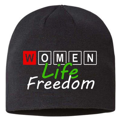 RISE WITH THE WOMEN OF IRAN Women Life Freedom Outfit Sustainable Beanie