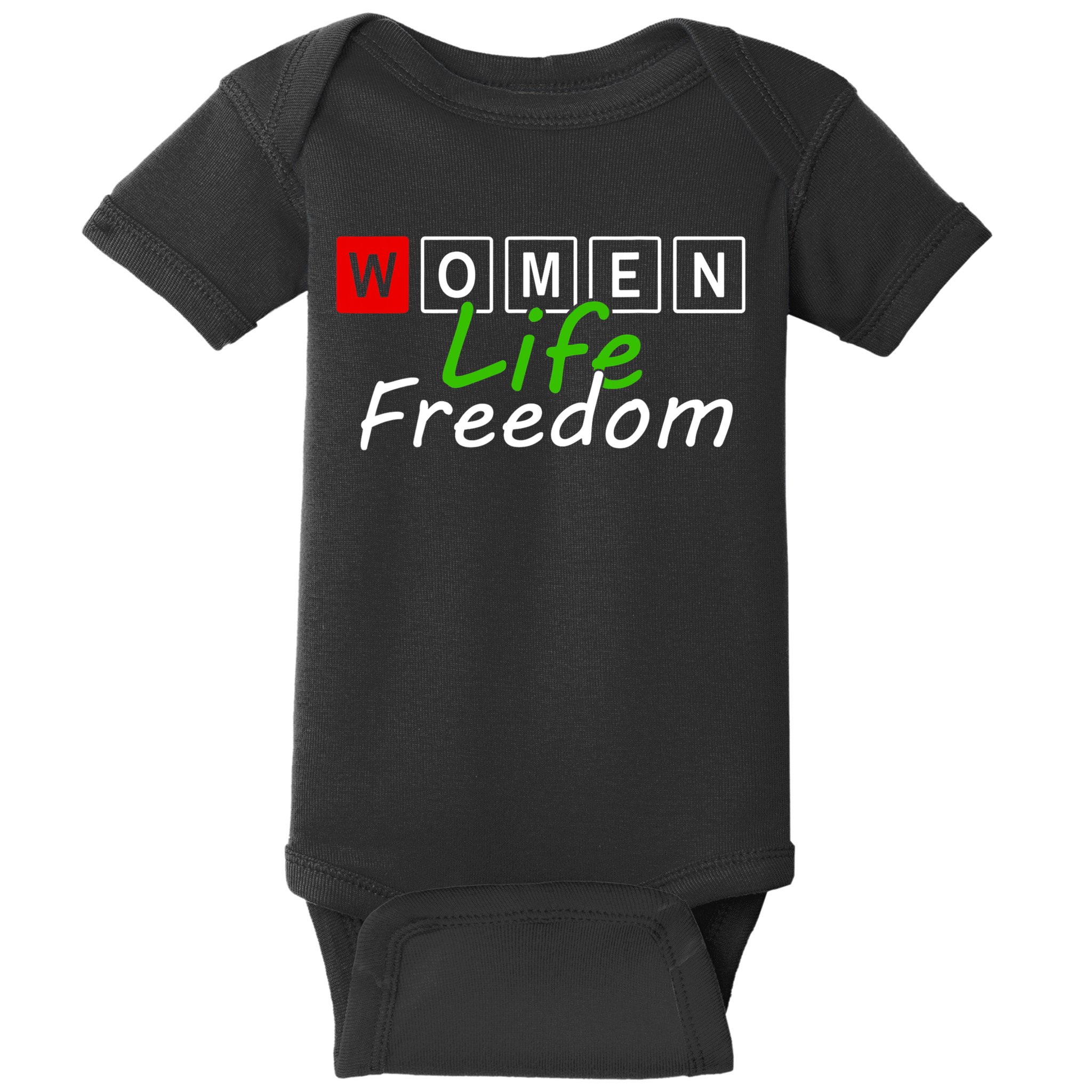 RISE WITH THE WOMEN OF IRAN Women Life Freedom Outfit Baby Bodysuit