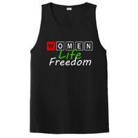 RISE WITH THE WOMEN OF IRAN Women Life Freedom Outfit PosiCharge Competitor Tank