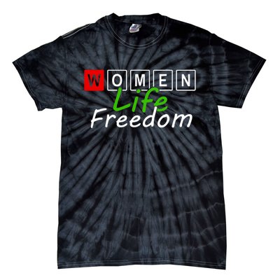 RISE WITH THE WOMEN OF IRAN Women Life Freedom Outfit Tie-Dye T-Shirt