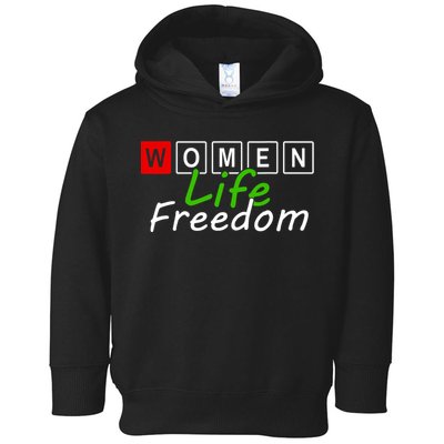 RISE WITH THE WOMEN OF IRAN Women Life Freedom Outfit Toddler Hoodie