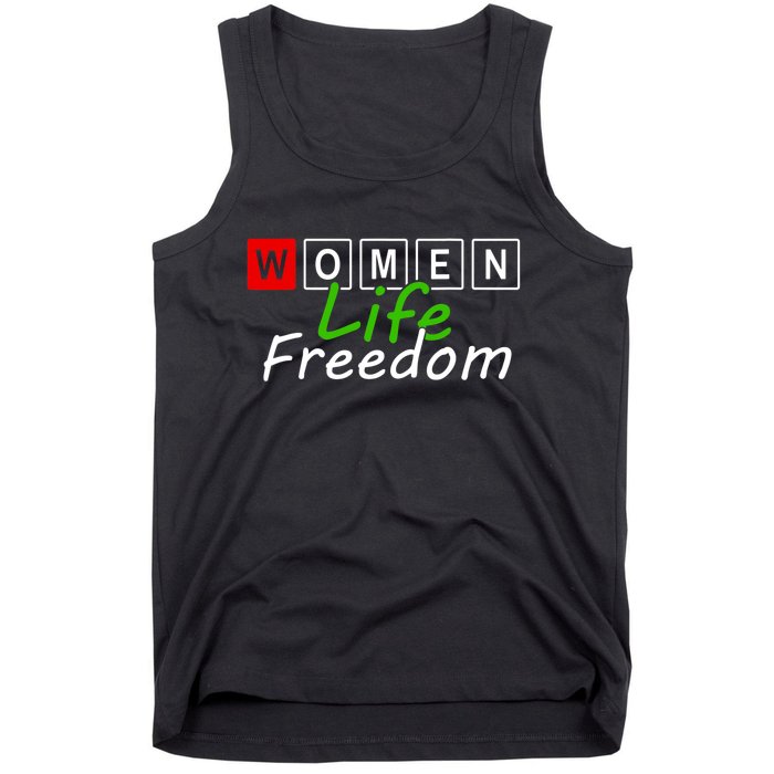 RISE WITH THE WOMEN OF IRAN Women Life Freedom Outfit Tank Top