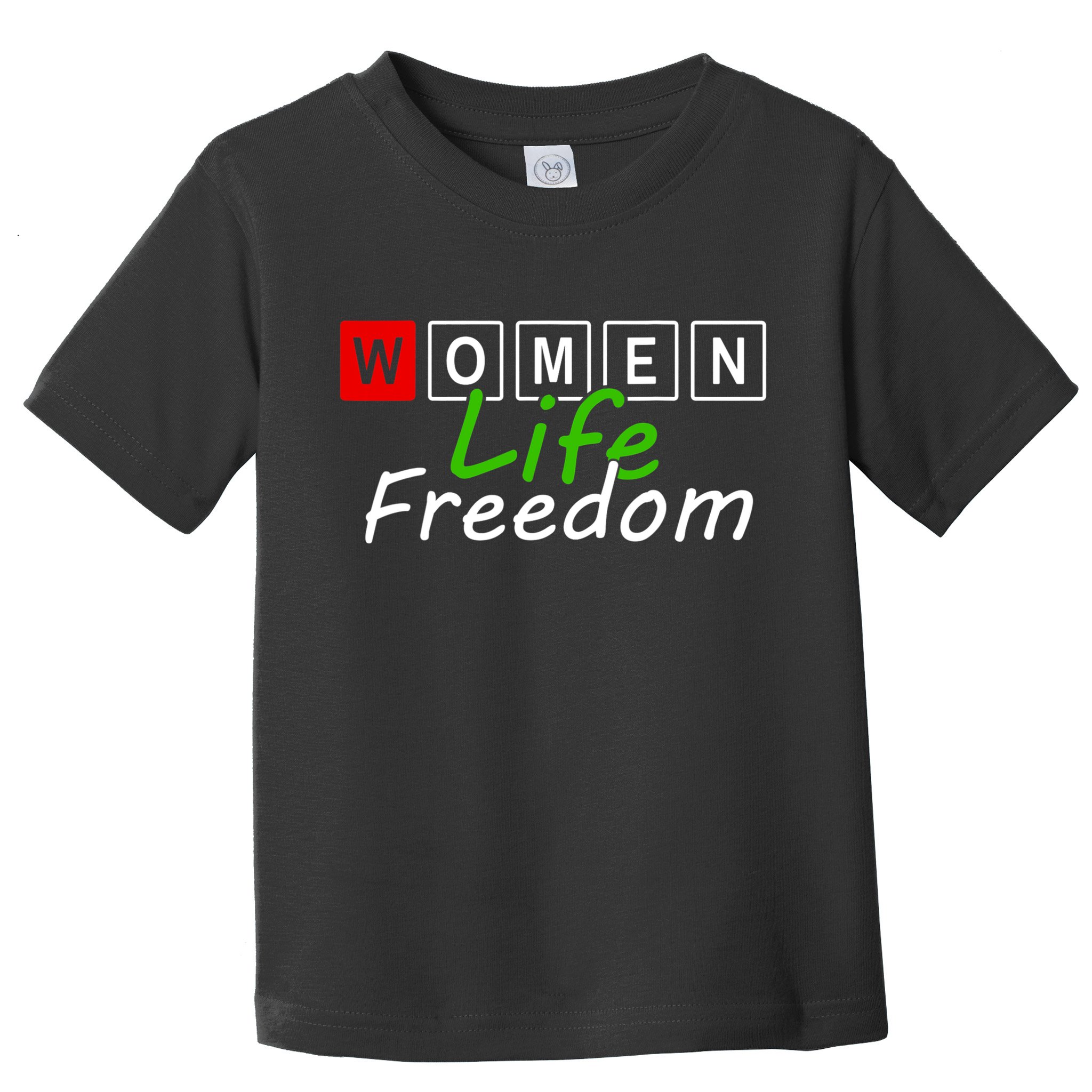 RISE WITH THE WOMEN OF IRAN Women Life Freedom Outfit Toddler T-Shirt