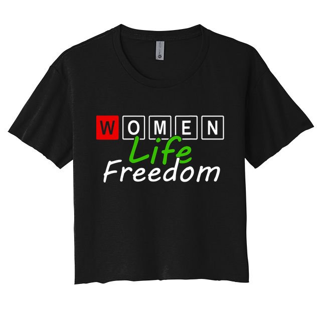 RISE WITH THE WOMEN OF IRAN Women Life Freedom Outfit Crop Top