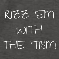 RizzEm With The Tism Funny Saying Vector Backpack