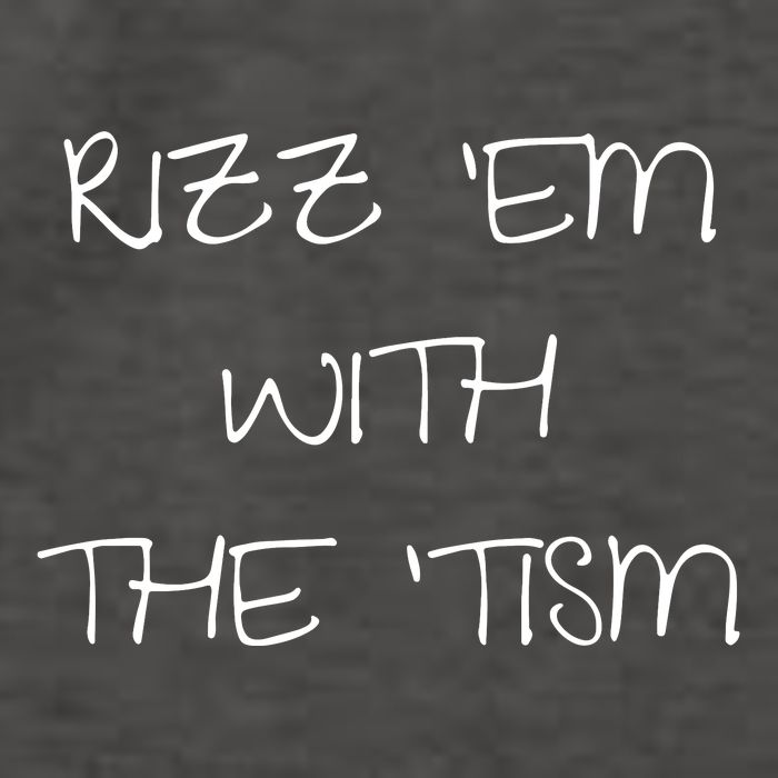 RizzEm With The Tism Funny Saying Vector Backpack