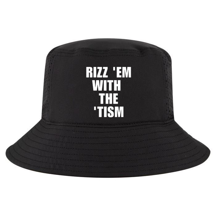 RizzEm With The Tism Funny Saying Cool Comfort Performance Bucket Hat