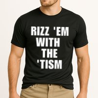 RizzEm With The Tism Funny Saying Cooling Performance Crew T-Shirt