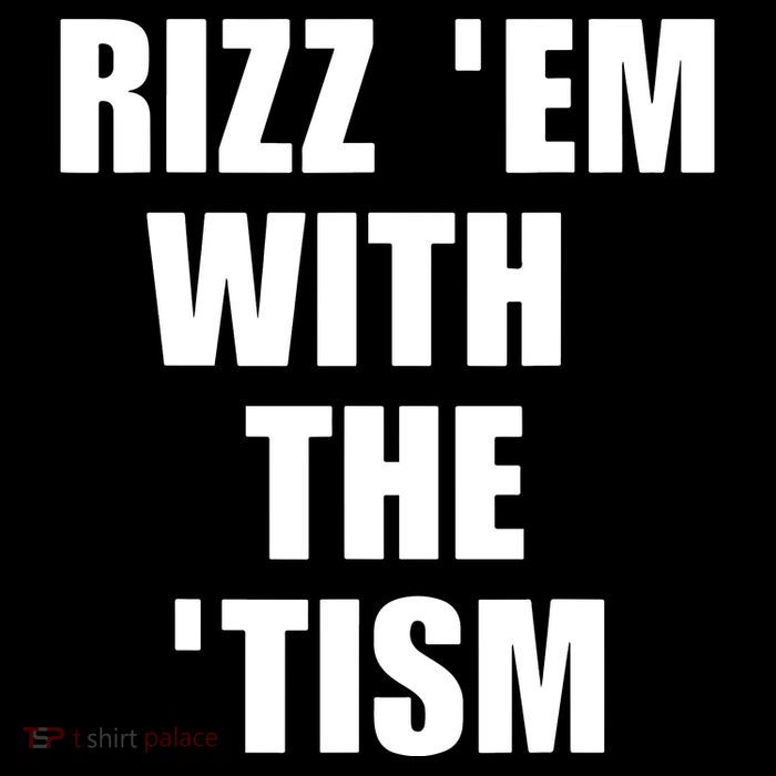 RizzEm With The Tism Funny Saying Flatbill Hat