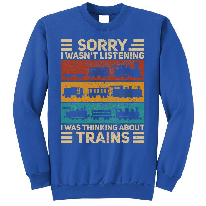 Retro Wagon Train Lover Model Railroad Conductor Funny Train Sweatshirt