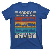 Retro Wagon Train Lover Model Railroad Conductor Funny Train T-Shirt