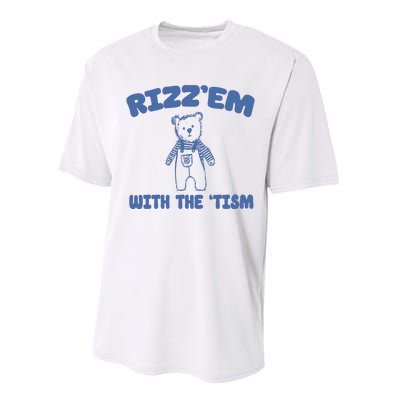 Rizzem With The Tism Performance Sprint T-Shirt