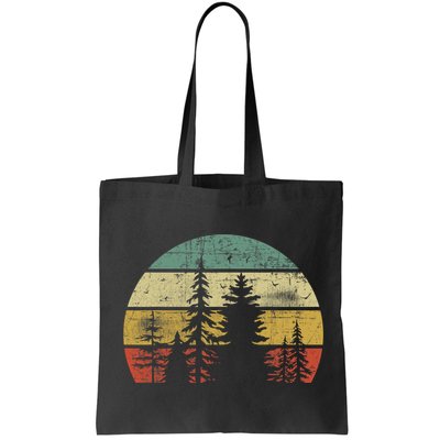 Retro Wildlife Trees Outdoors Nature Forest Bag