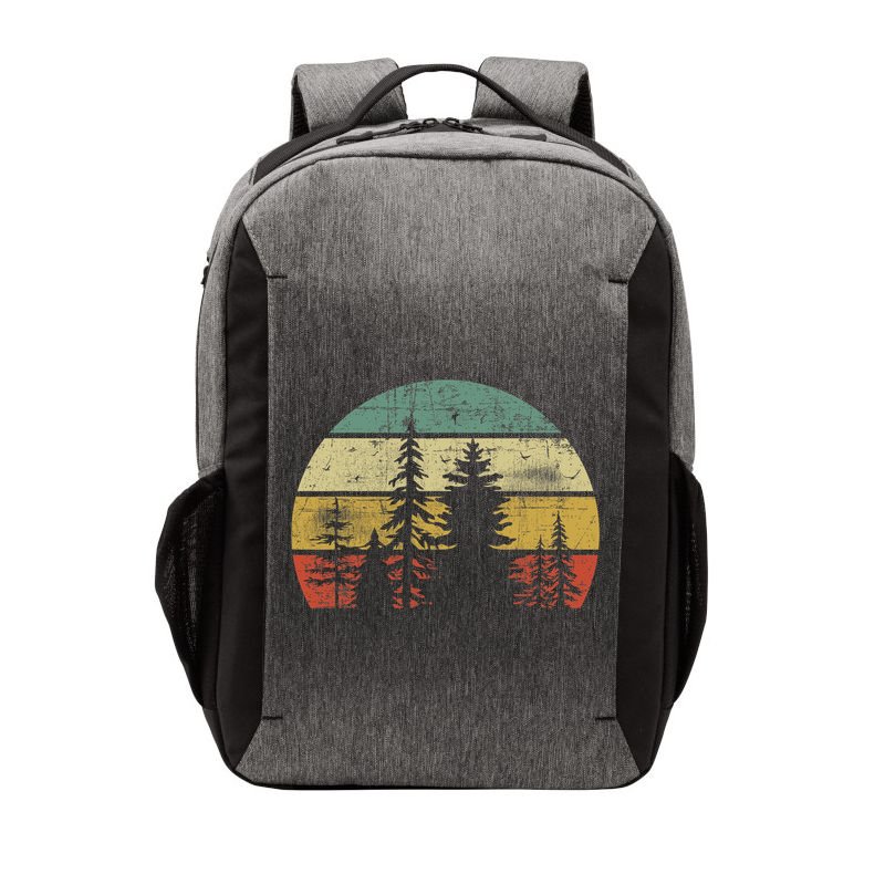 Retro Wildlife Trees Outdoors Nature Forest Vector Backpack
