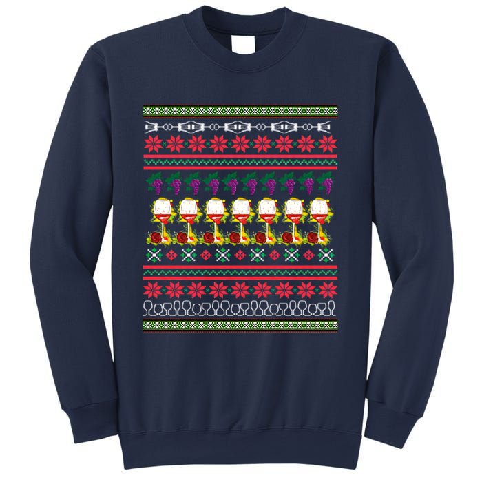 Red Wine Ugly Christmas Sweatshirt