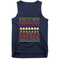 Red Wine Ugly Christmas Tank Top