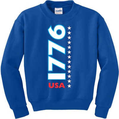 Revolutionary War Usa Patriotic Parade Day Route Gift Kids Sweatshirt