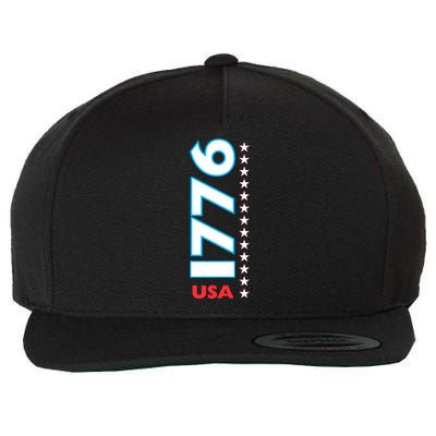 Revolutionary War Usa Patriotic Parade Day Route Funny Gift Wool Snapback Cap