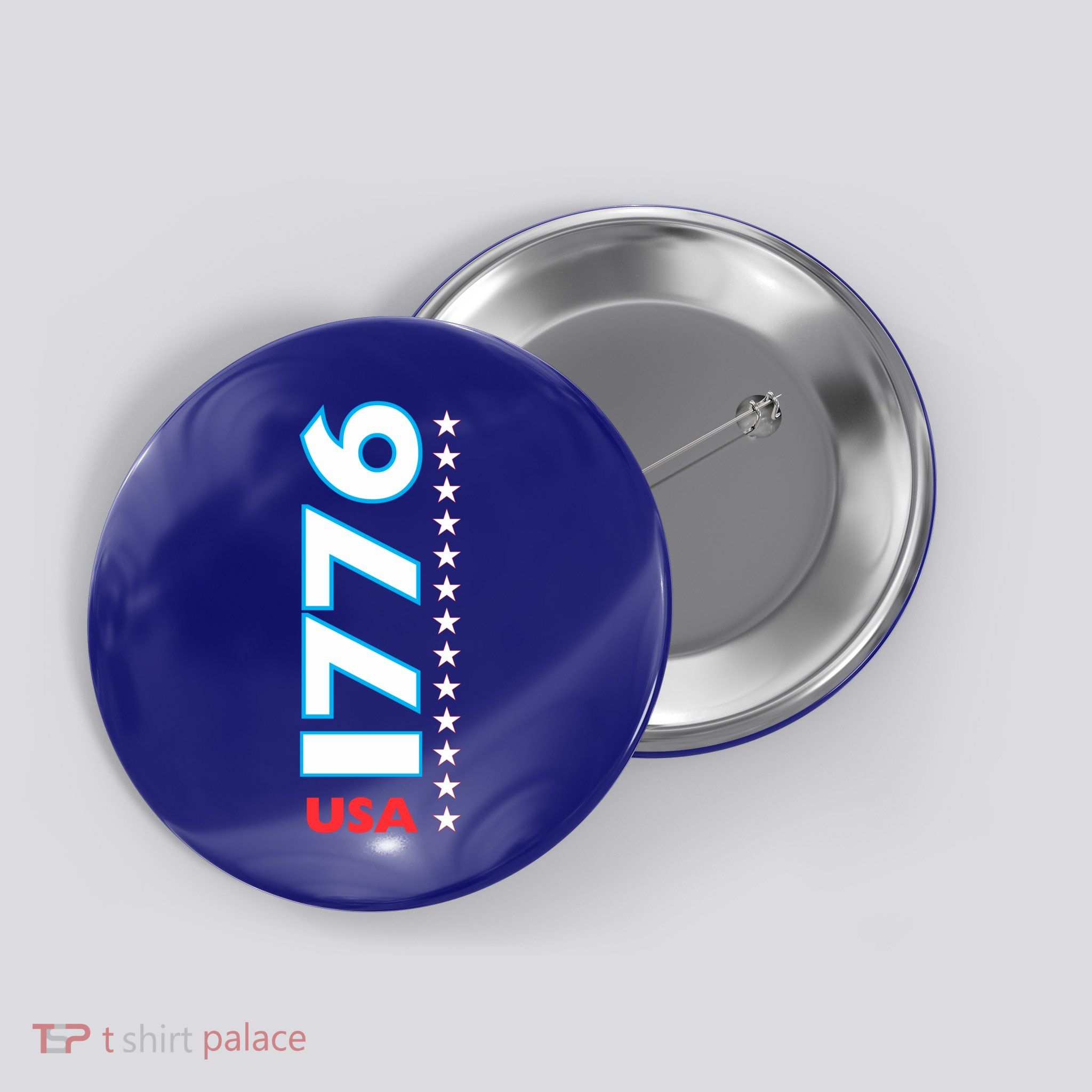 Revolutionary War Usa Patriotic Parade Day Route Funny Gift Button