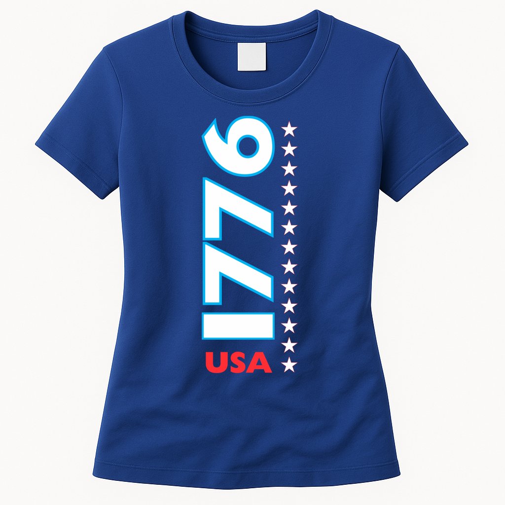 Revolutionary War Usa Patriotic Parade Day Route Funny Gift Womens T-Shirt