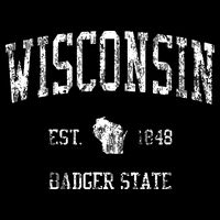 Retro Wisconsin Vintage Sports Design Doggie Tank