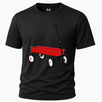 Red Wagon Vintage Toy Performance Shirt