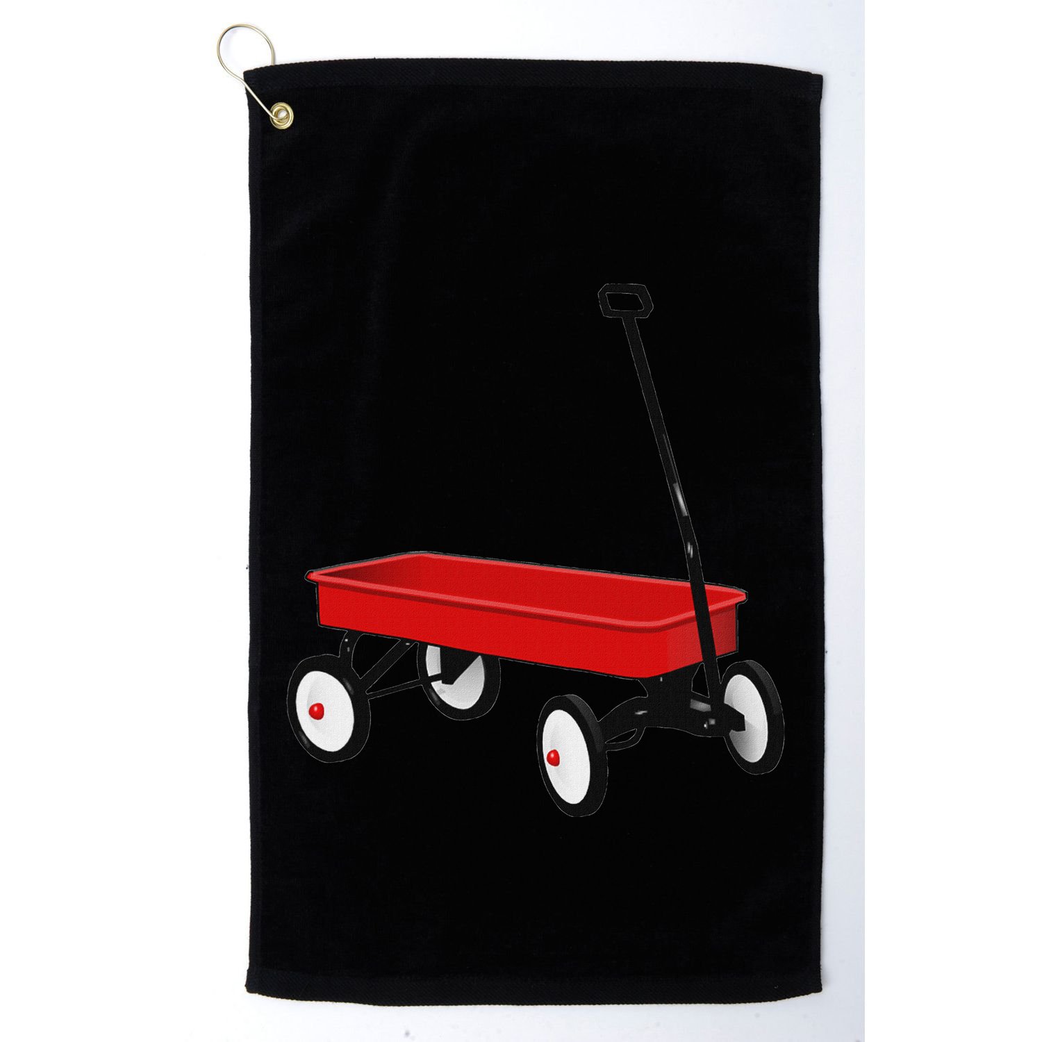 Red Wagon Vintage Toy Golf Towel