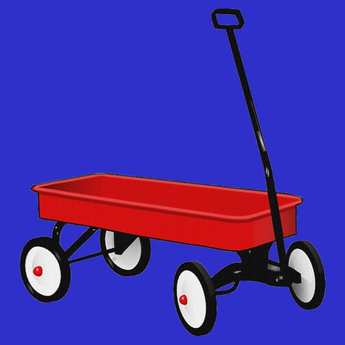 Red Wagon Vintage Toy Hoodie