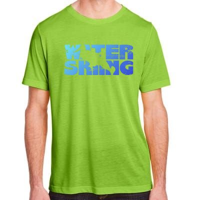 Retro Waterskiing Vintage Water Ski Skiing Sport Waterski Cute Gift Adult ChromaSoft Performance T-Shirt