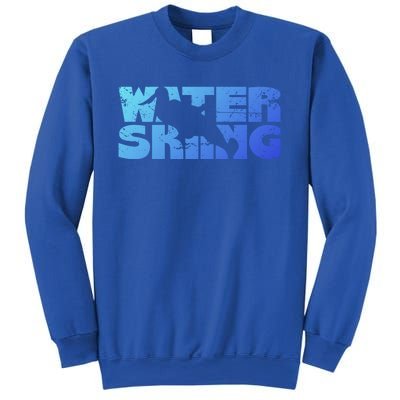 Retro Waterskiing Vintage Water Ski Skiing Sport Waterski Cute Gift Sweatshirt