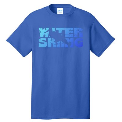 Retro Waterskiing Vintage Water Ski Skiing Sport Waterski Cute Gift Tall T-Shirt