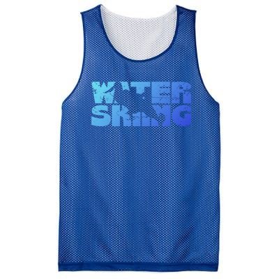 Retro Waterskiing Vintage Water Ski Skiing Sport Waterski Cute Gift Mesh Reversible Basketball Jersey Tank