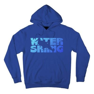 Retro Waterskiing Vintage Water Ski Skiing Sport Waterski Cute Gift Tall Hoodie