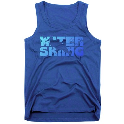 Retro Waterskiing Vintage Water Ski Skiing Sport Waterski Cute Gift Tank Top