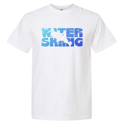 Retro Waterskiing Vintage Water Ski Skiing Sport Waterski Cute Gift Garment-Dyed Heavyweight T-Shirt