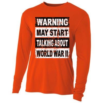 Retro World War Two Ww2 History Teacher Cooling Performance Long Sleeve Crew