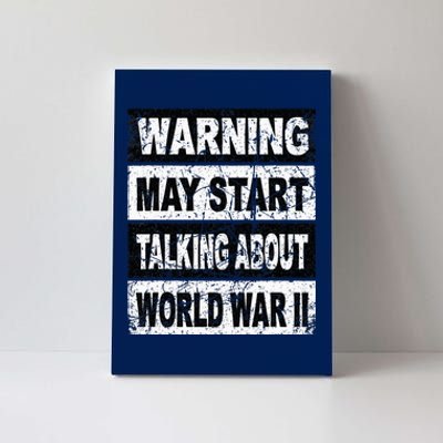 Retro World War Two Ww2 History Teacher Canvas