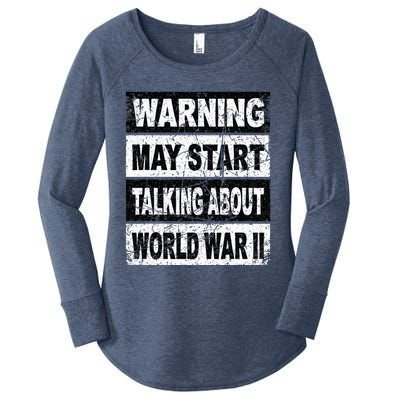 Retro World War Two Ww2 History Teacher Women's Perfect Tri Tunic Long Sleeve Shirt