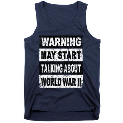 Retro World War Two Ww2 History Teacher Tank Top